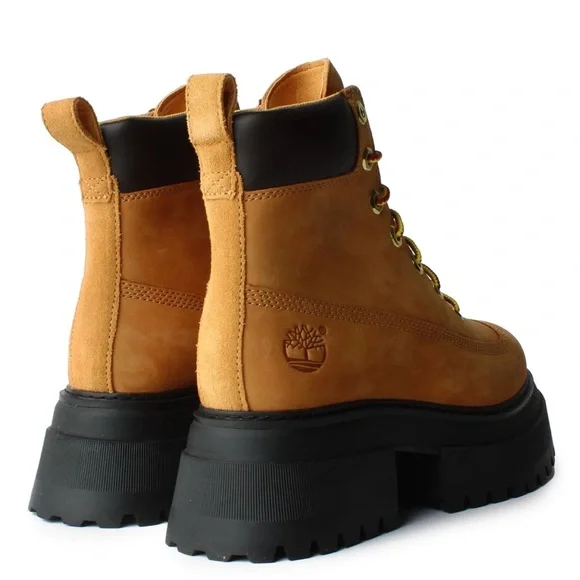 Timberland Sky 6 inch Lace Up Platform Boots Women's 8.5 - Picture 3 of 5